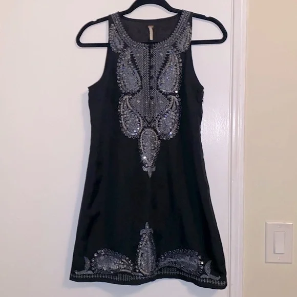 Free People Embroidered dress