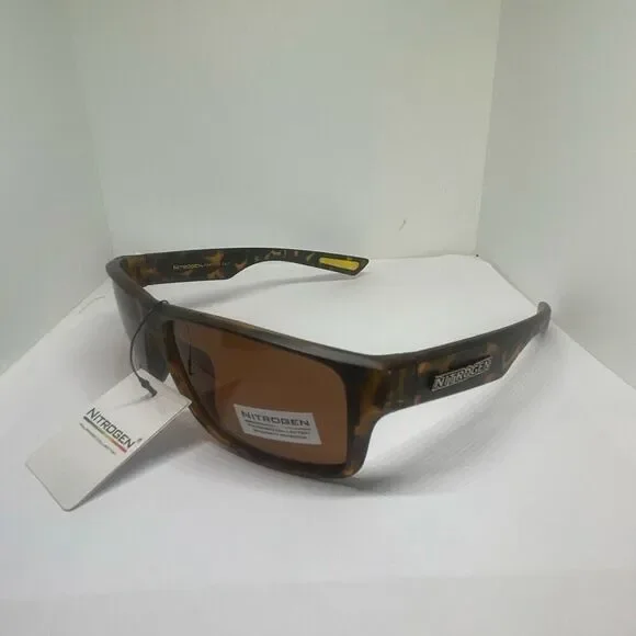 Nitrogen Tortoise Polarized Wrap Around Sunglasses Sport Style UV Protection