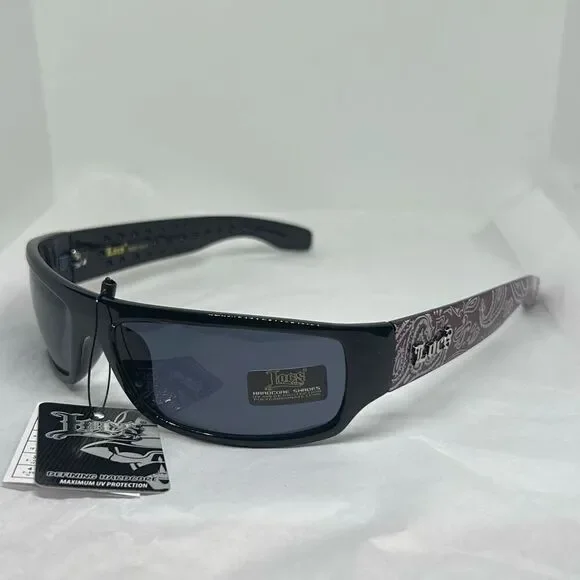 Locs Rectangle Bandanna Sunglasses – Model LOC9003-BDNA