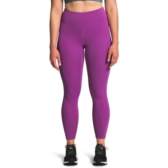 The North Face Elevation 7/8 Length Leggings Purple Cactus Flower Size Medium