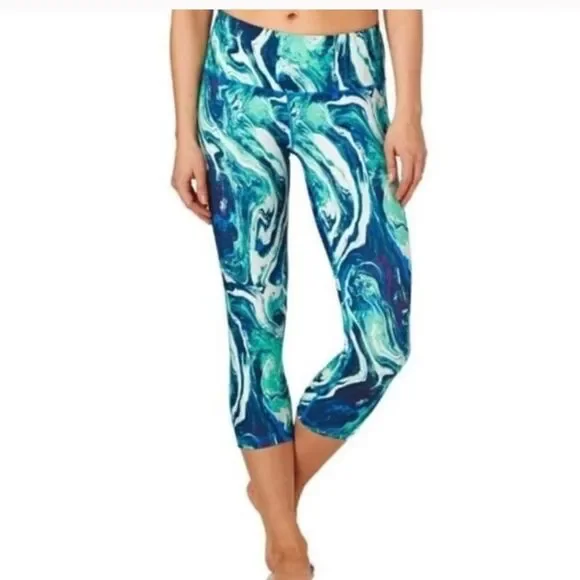 Patagonia Caribbean Marble Print Swirl Leggings