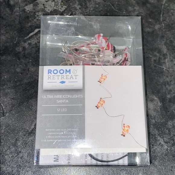 🎅🏻LED Ultra Wire Icon Lights Santa🎅🏻