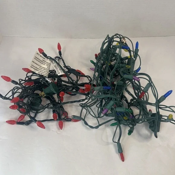 Berry Lights Christmas Strawberry Red Strand And Multi Color Read Works
