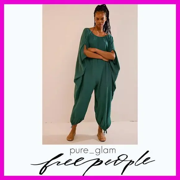 Free People jumpsuit wide-leg romper