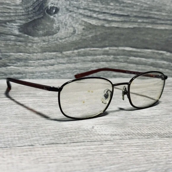 Ray-Ban RB 6127 2511 Eyeglass Frames 52-19-135 Brown Rectangular Frames Only