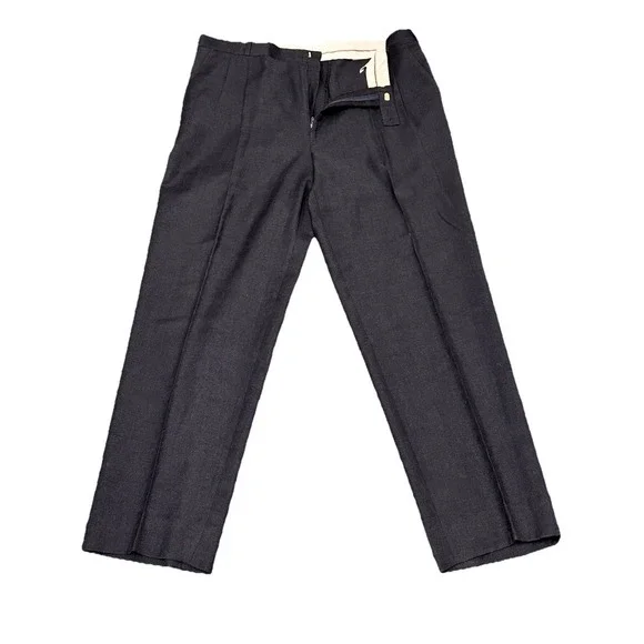 Club International Pure Virgin Wool‎ Slacks Mens Size 36x30 Dress Pants FLAWS