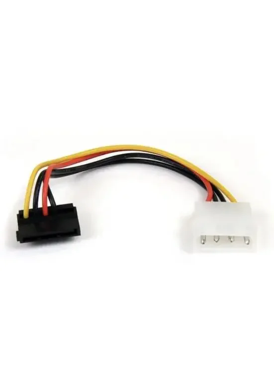 StarTech SATAPOWADAPR 6in 4 Pin Molex to Right Angle SATA Power Cable Adapter