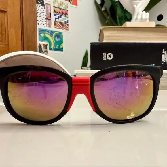 Rad True Vintage 1980s Deadstock Red Gradient Unisex Lens Sunglasses