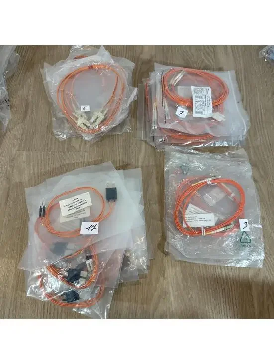 32ps 1m/2m/3m LC-SC Duplex 62.5/125 OM1 Multimode Fiber Patch Cable Orange Optic