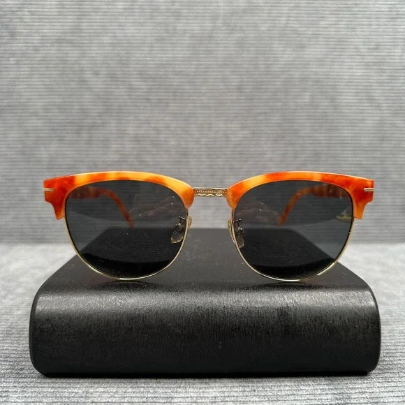 Crap Eyewear The Nudie Club Polarized Y2K Sunglasses Orange Tortoise Gold 52-20