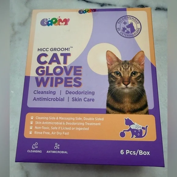NWT HICC GROOM! Cat Glove Wipes