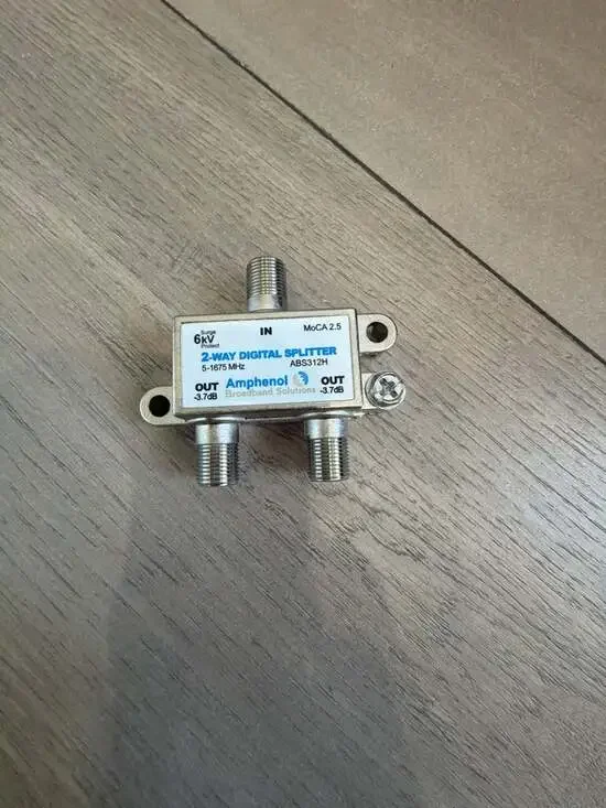Amphenol 2-Way Digital Splitter MoCA 2.5 ABS312H