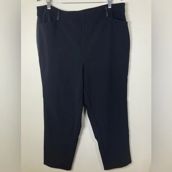 Torrid Black Full Length Pants 18T Tall Stretch Work Career