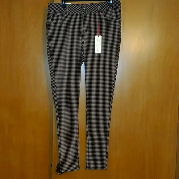 Sabrina Lauren Checkered Ultra Soft Stretch Pants 14W