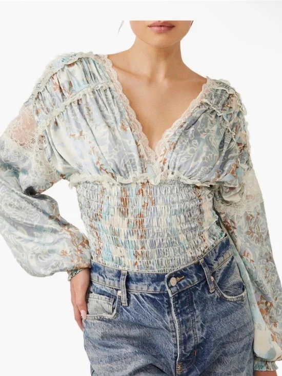 Free People Worth The Wait Bodysuit