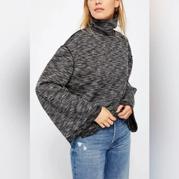 FREE PEOPLE We The Free Sunny Days Turtleneck Sweater Size XS