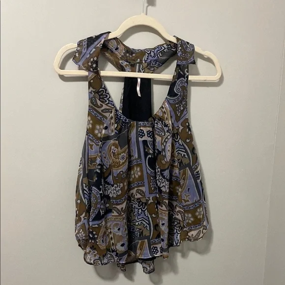 NWOT! Free People‎ Women's Paisley Top