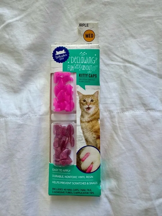 Whisker City Kitty Nail Caps - NIB NWT