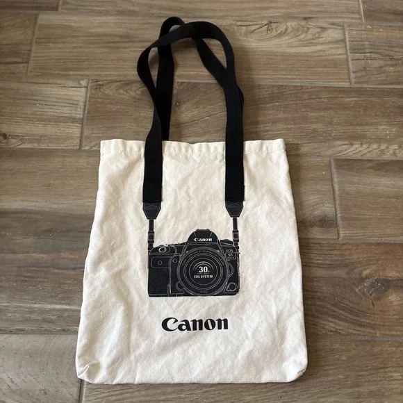 Original tote bag (Canon EOS film camera) 30th Anniversary EOS System from Japan
