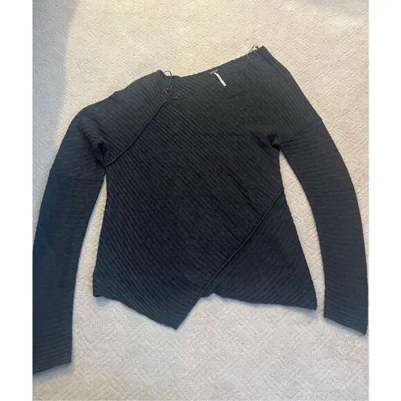 Free People Asymmetrical Sweater