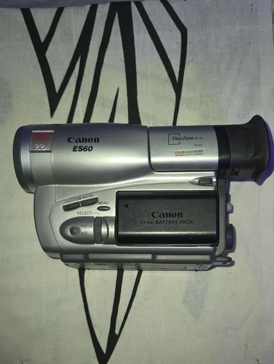 Canon ES60 Silver and Black Compact Camcorder