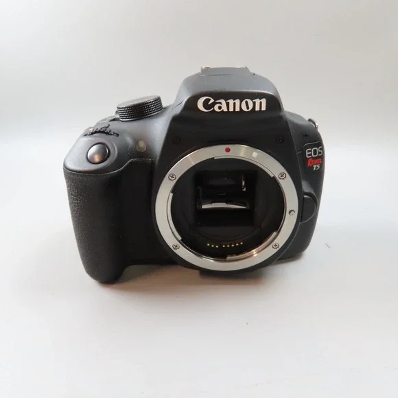 Canon EOS Rebel T5 DSLR 18 MP Camera - Body Only w/ Batterie