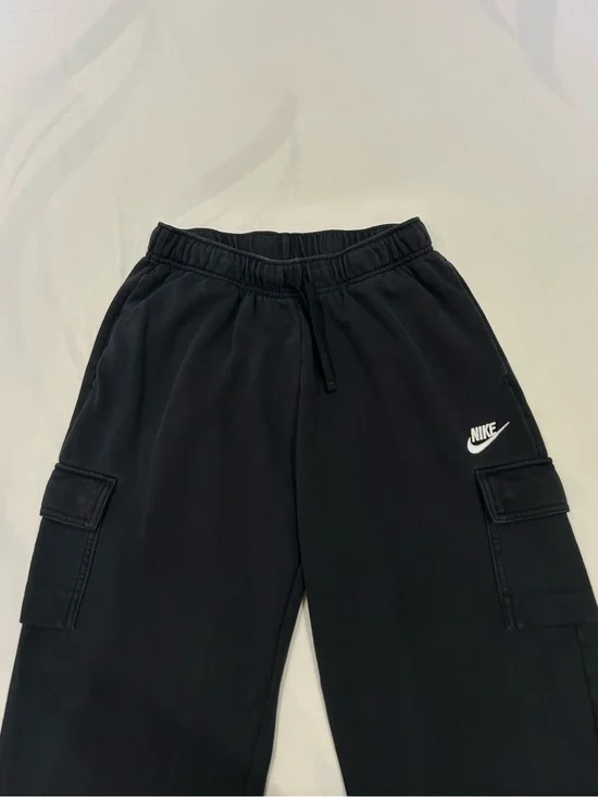 Nike Cargo Drawstring Fleece Women’s Sweatpants Joggers, Size S