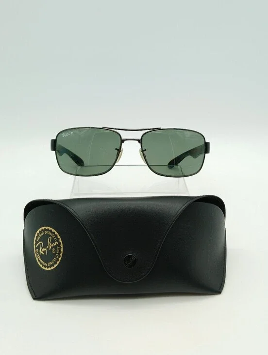 Ray-Ban Classic Green Lens Metal Aviator Sunglasses RB 3522