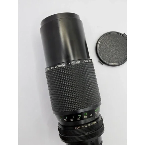 Vivitar 80-200mm f/4.5 MC Zoom Lens Canon FD Mount Made in Japan