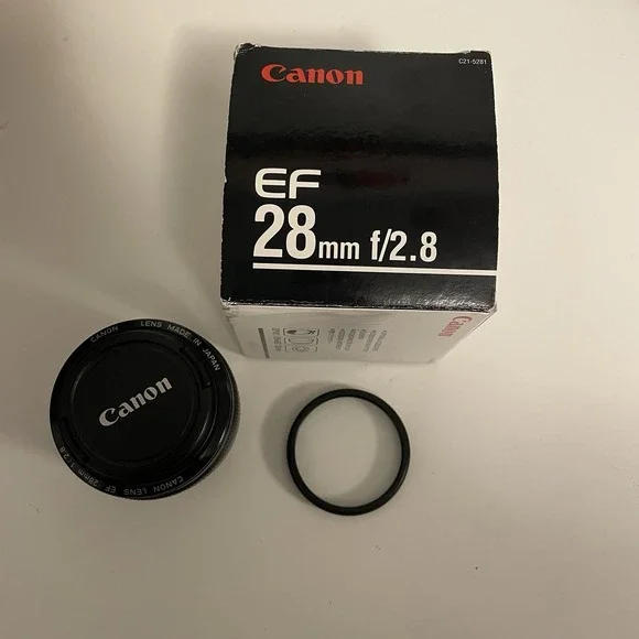 Canon EF 28mm f/2.8 Lens With UV Protector In Working Order‎