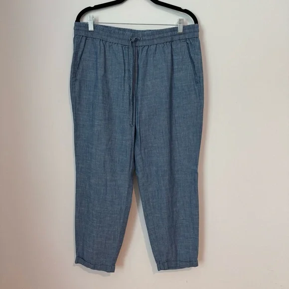 J. Crew Chambray Blue Pants