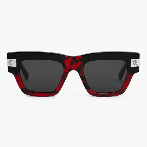 Versace VE4464 Black and Red Sunglasses