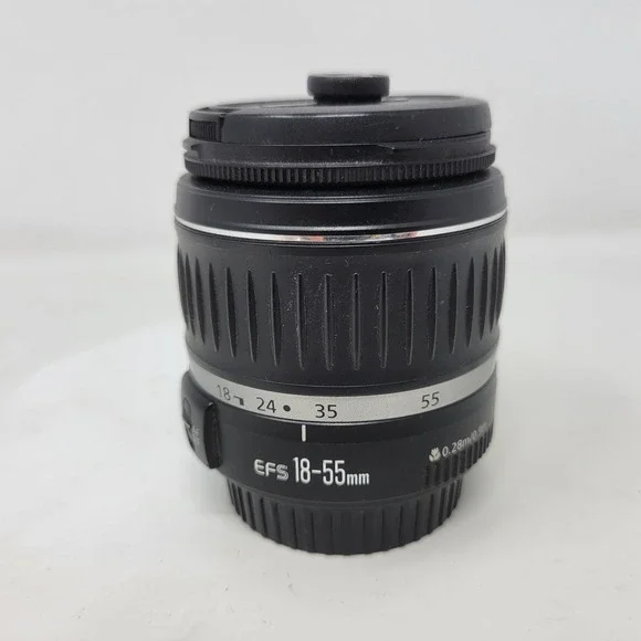 Canon EF-S 18-55mm f/3.5-5.6 II Zoom Lens for DSLR Cameras Black 58mm