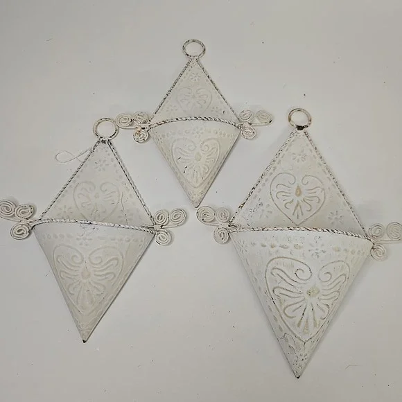3‎ Piece Metal Wall Pocket Set