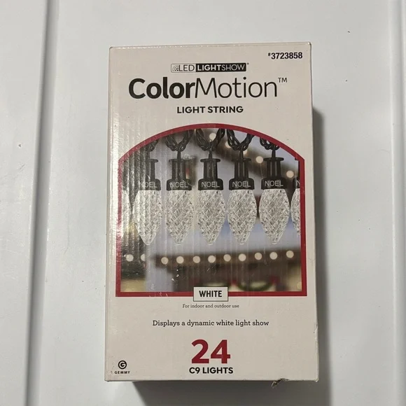 Gemmy ColorMotion White Light String