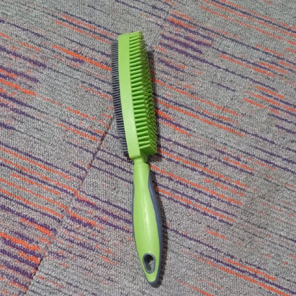 Green Cat Grooming Brush