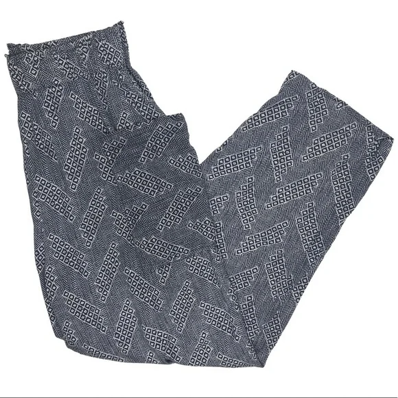 Urban Outfitters Navy and White Harem Pants Sz S