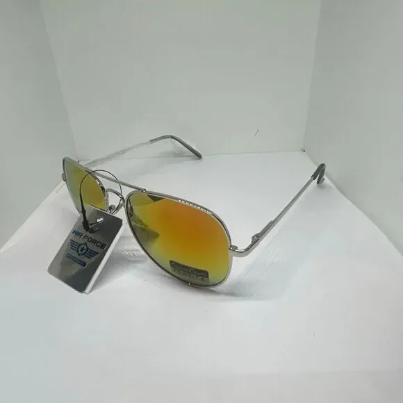 Aviator Style Mirrored Sunglasses UV400 Protection Unisex