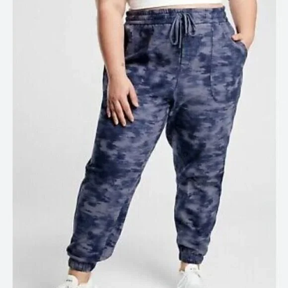 Athleta Women's Farallon Printed Jogger Medieval Violet Purple Plus Size 24