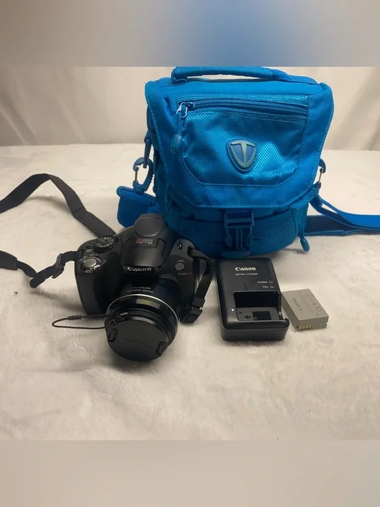 canon powershot Sx40 Hs Digital Camera And Bag Tested
