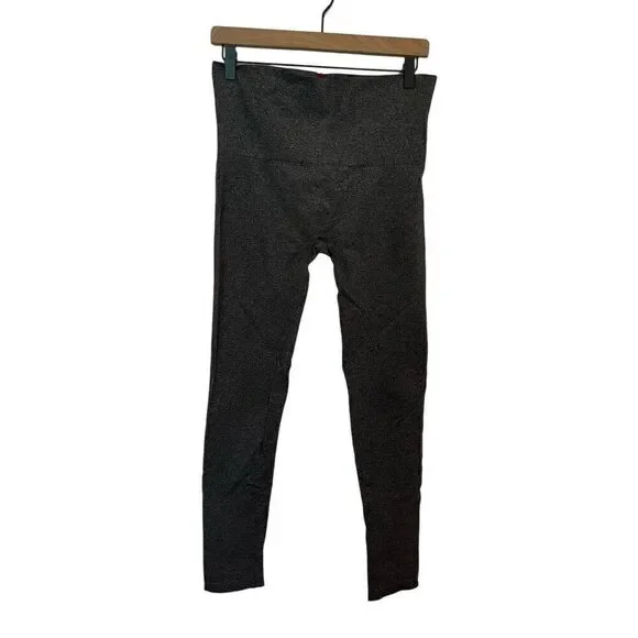 Spanx High Waist Charcoal Gray Leggings Size XL