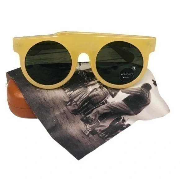 KOMONO Hippolyte Milky Bone Sunglasses 🕶 (NEW)