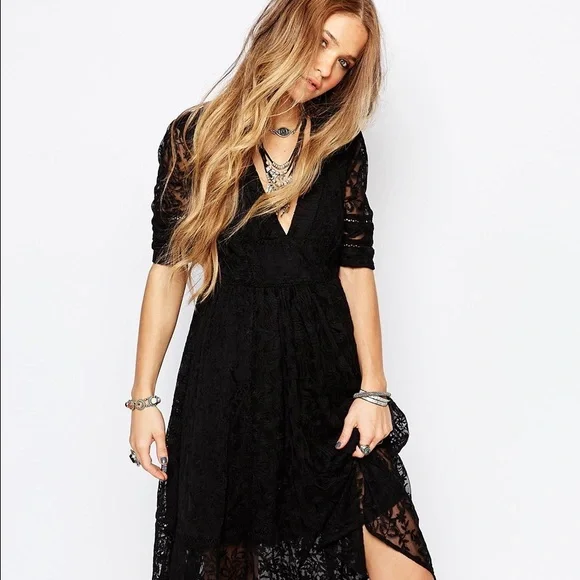 Beautiful free people lace dress