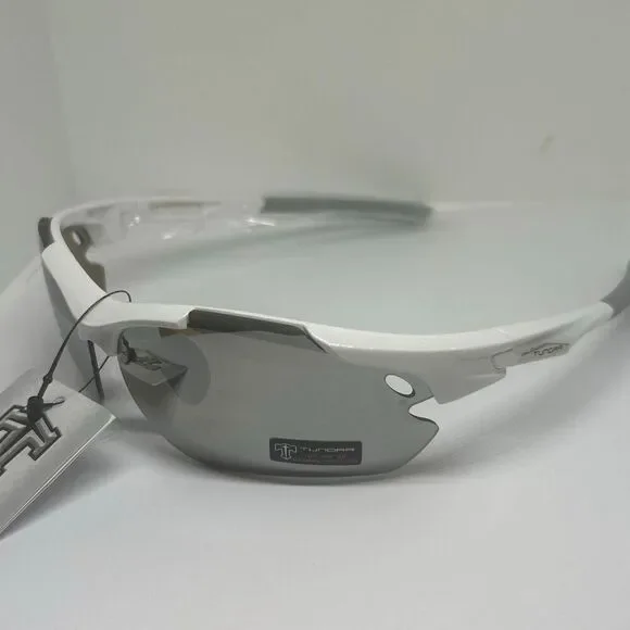 Sport Wrap Semi Rimless Sunglasses Mirrored UV400 Protection Lightweight