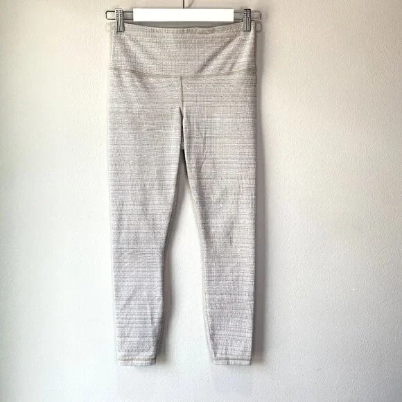 Athleta High Rise Jacquard Chaturanga 7/8 Tights S