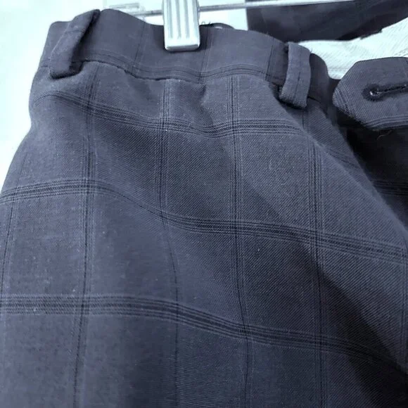 Ralph Lauren Blue Size 36 Slacks Trousers Pants EUC Window Pane Plaid