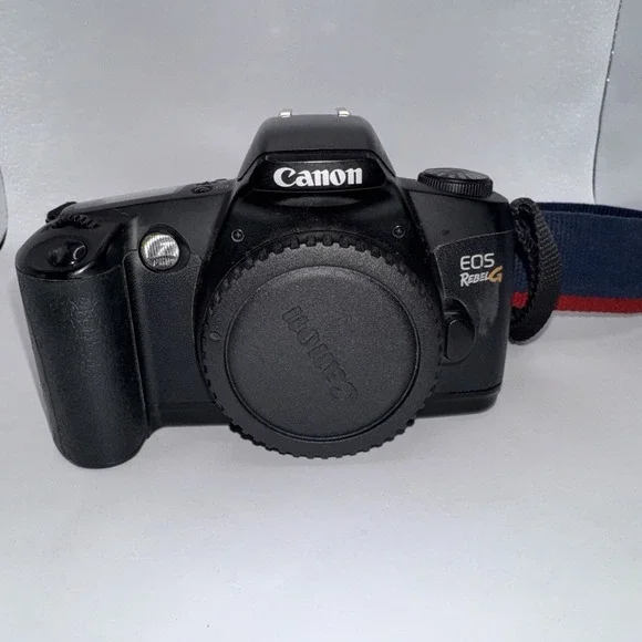 Canon EOS Rebel G II 2 35mm SLR Film Camera Body With 35-80MM Untested