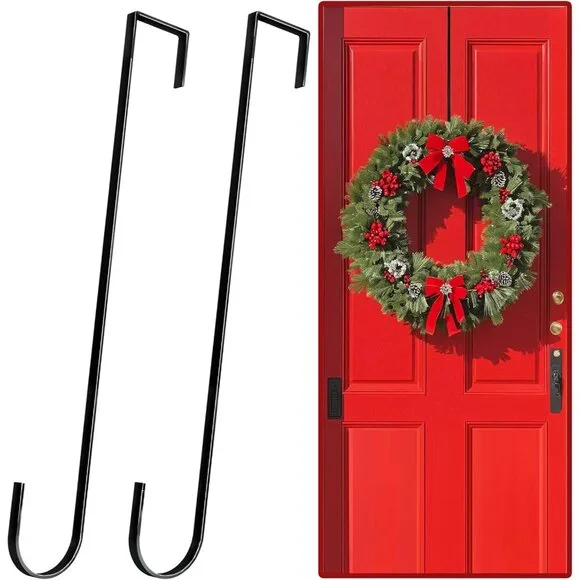 Versatile 12-Inch Wreath Hangers - Perfect for Holiday Or Year-Round Use