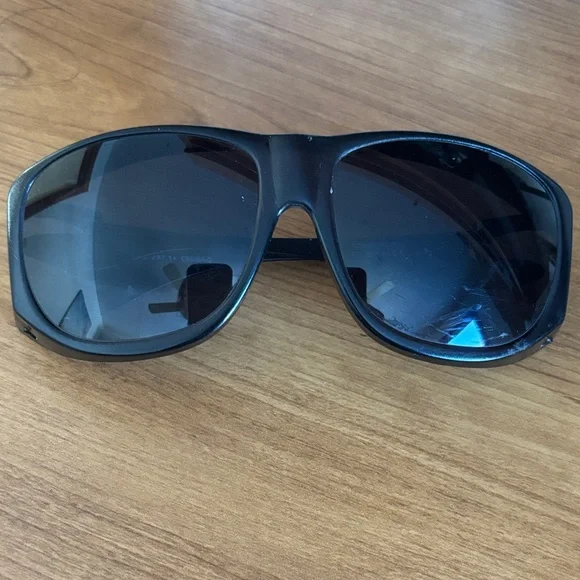 Solar Shield Fits-Over SS Polycarbonate II Smoke Sunglasses