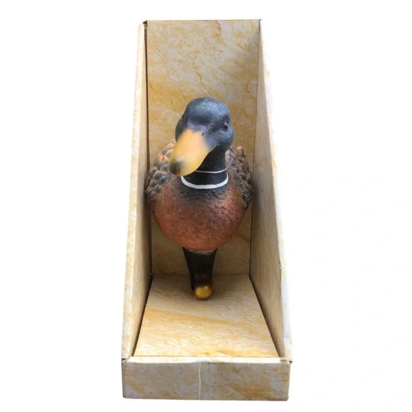 Duck Handpainted Decorative Wall Hook Figurine (15840)